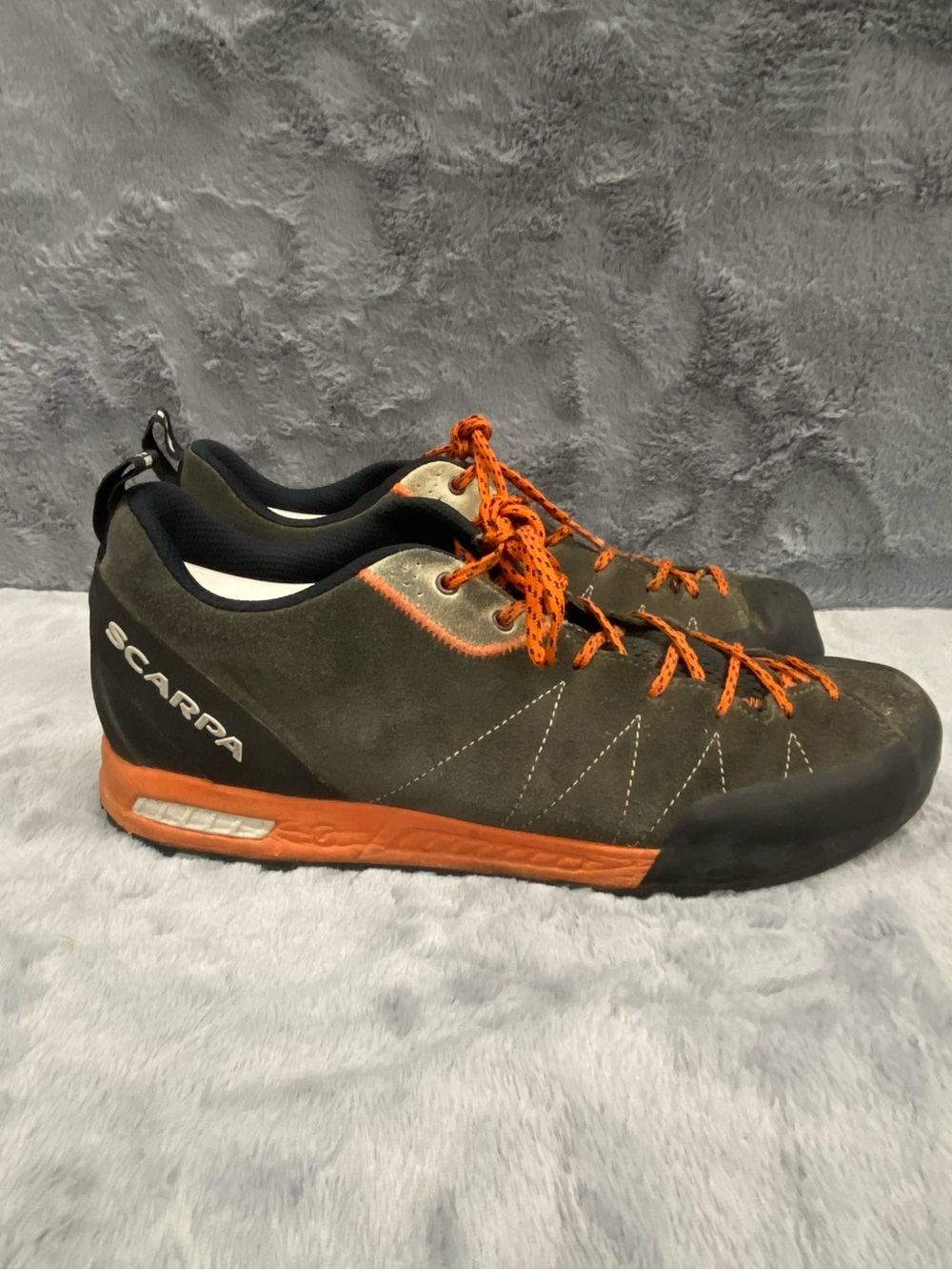 Scarpa Gecko Lite Climbing Hiking Trail Shoes Men’s 10.5 Women’s 9.5 Gray Black - Picture 3 of 11